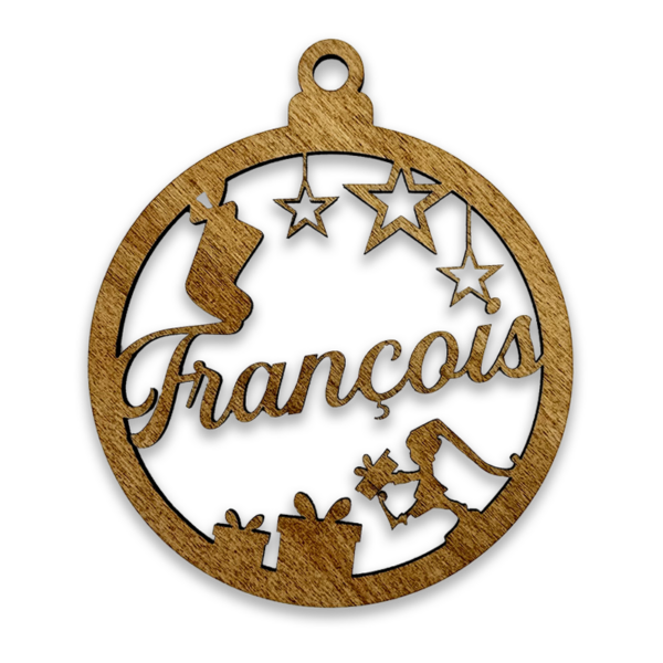 Boules personnalisables avec prénom - Personnages (4 variantes)
