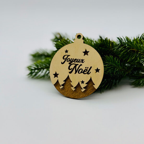 Boule double Joyeux Noël – Image 2