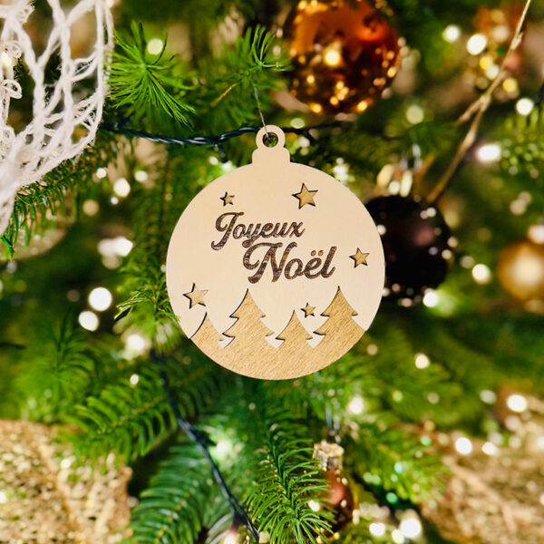 Boule double Joyeux Noël – Image 3