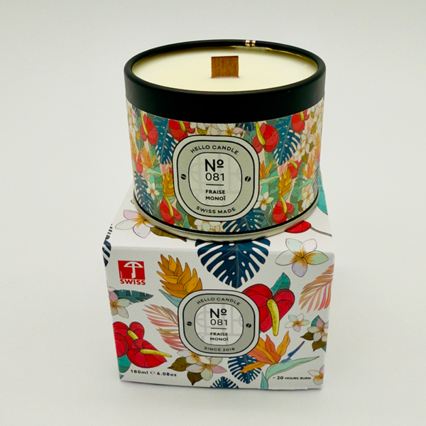 Bougie N° 81 - Fraise Monoï – Image 4
