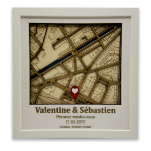 Cadre Maps personnalisable