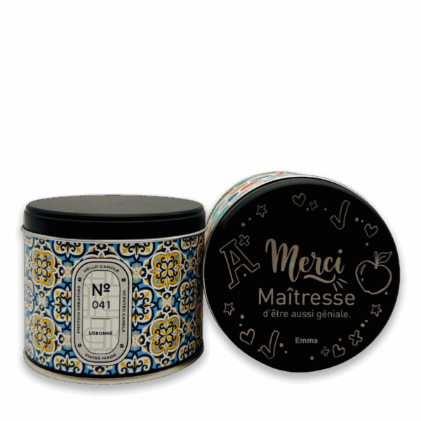 Bougie 500ml à personnaliser