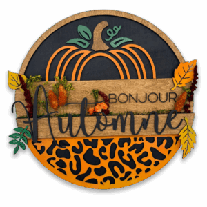 Déco porte d'entrée - Bonjour Automne