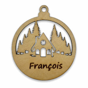 Boules personnalisables avec gravure - Paysages (3 variantes)