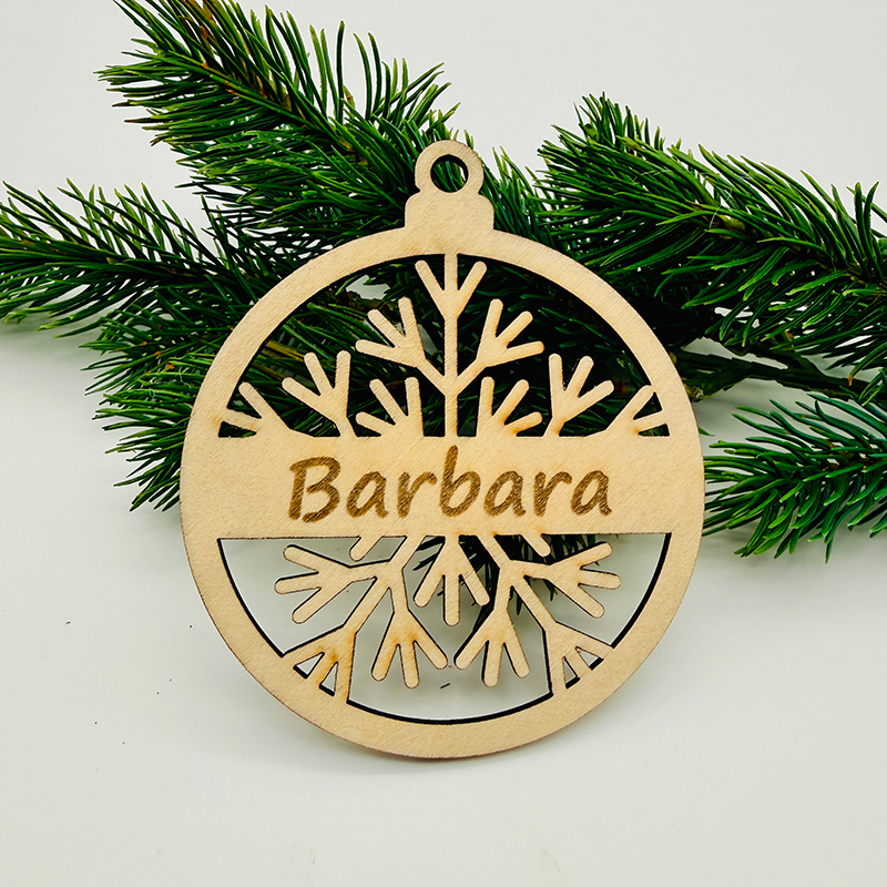 Boules personnalisables avec gravure - Neige (4 variantes) – Image 2