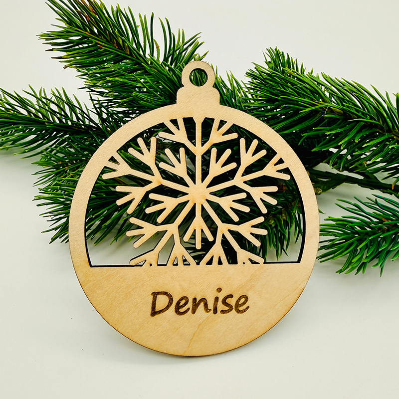 Boules personnalisables avec gravure - Neige (4 variantes) – Image 4