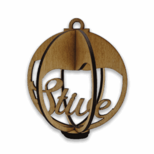 Boules 3D personnalisables avec prénom