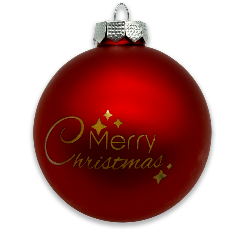 Boules en verre Joyeux Noël (3 langues) – Image 3