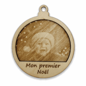 Boules personnalisables avec gravure photo et texte
