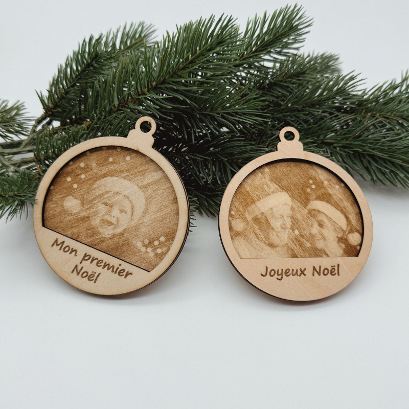 Boules personnalisables avec gravure photo et texte – Image 3