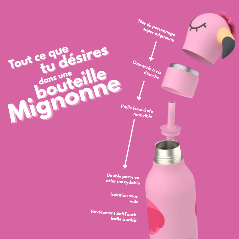 Gourde - Lola le flamant rose – Image 4
