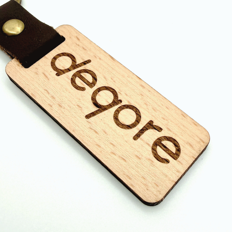 Porte-clés rectangle - Entreprise – Image 2