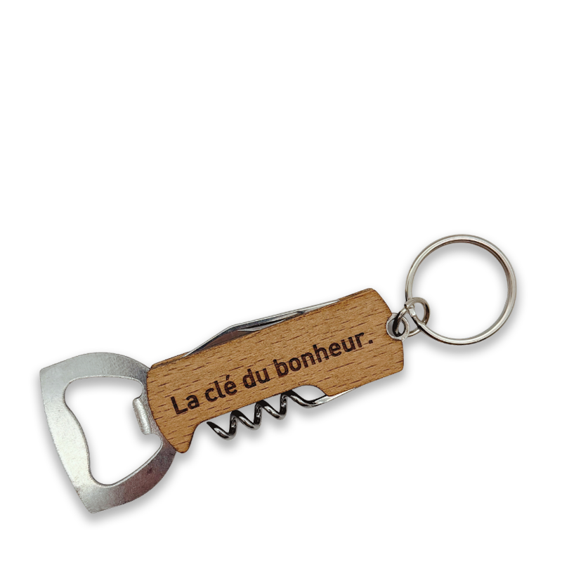 Porte-clés Décapsuleur